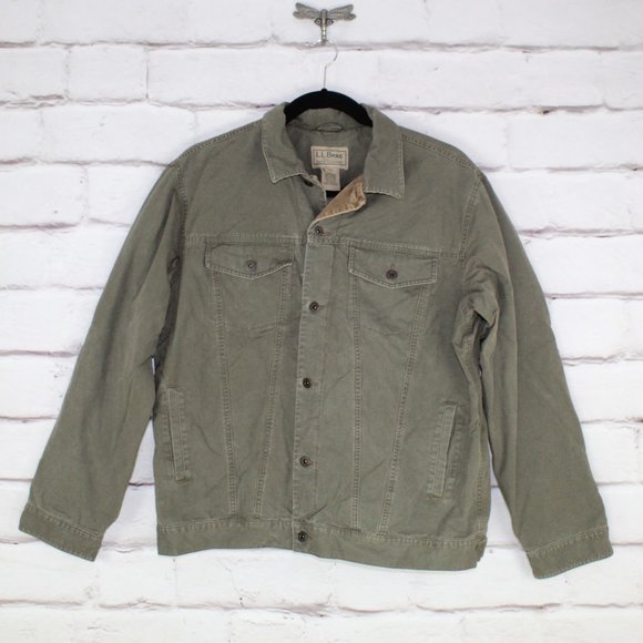 L.L. Bean Other - L.L. Bean Button Front Insulated Corduroy Jacket
